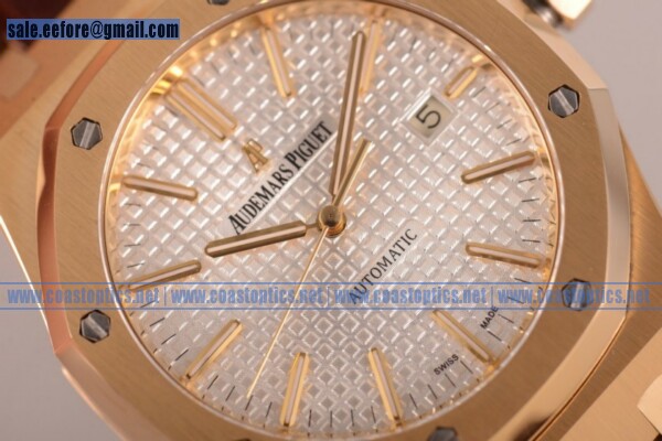 Perfect Replica Audemars Piguet Royal Oak 41 Watch Yellow Gold 15400or.oo.d002cr.02wht (BP)